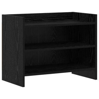 vidaXL TV skrinka 60 x 33 x 47 cm Čierny dub Kompozitné drevo