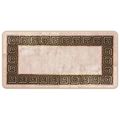 vidaXL Behúň MARSA Čierna 50 x 100 cm Polyester a PVC