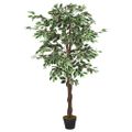 vidaXL Umelý fikusový strom 756 listov 150 cm zelený