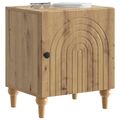 vidaXL Nočný stolík 2 ks Dub artisan 43 x 34,5 x 50 cm