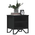 vidaXL Nočné stolíky čierne 2 ks 40x30x40 cm kompozitné drevo