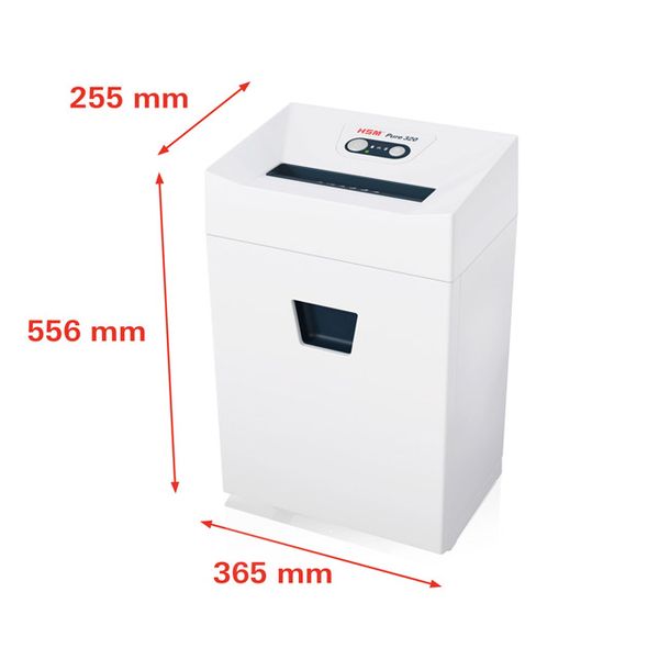 skartovač HSM Pure 320 / 3,9 x 30 / 3 / 8 - 9 listov/ 230 / 25l / 30:45min / cross