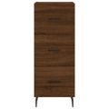 vidaXL Komoda hnedý dub 34,5x34x90 cm spracované drevo