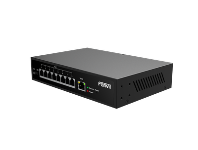 Fanvil PN8 - dvojvodičový PoE Switch, RJ45, 8 x RJ11