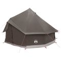 vidaXL Tipi stan 6-miestny Hnedá Šedá Polyester a oceľ