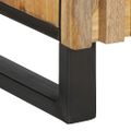vidaXL Komoda 80x34x75 cm surový mangový masív
