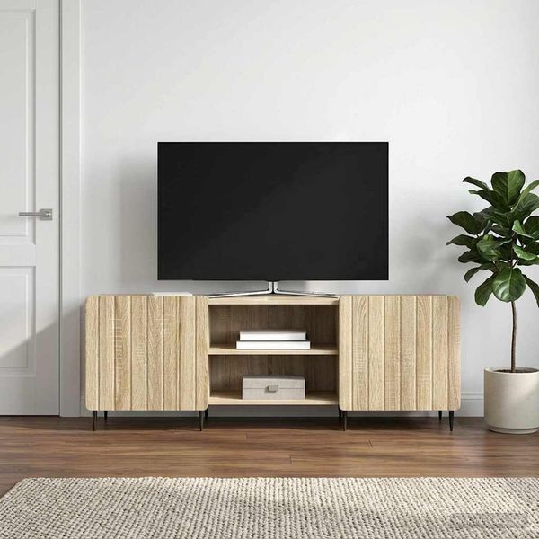 vidaXL TV skrinka Dub sonoma 150 x 31 x 52 cm Kompozitné drevo