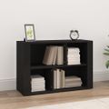 vidaXL Komoda čierna 80x30x54 cm spracované drevo