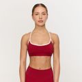 Športová podprsenka Varsity Red - GymBeam, veľkosť XL, 90% Nylon,10% Elastane