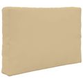 vidaXL Vankúš na vonkajšiu pohovku Polyester Béžová 60 x 60 cm
