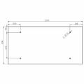 vidaXL Vchodová strieška z bezpečnostného skla VSG 240x60 cm nehrdzavejúca oceľ