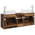 vidaXL Set kabinetov do kúpeľne 3 ks Staré drevo 53 x 34,5 x 63 cm