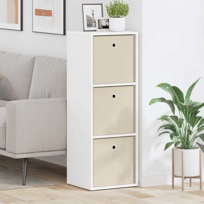 vidaXL Servírovacia skriňa so zásuvkou Biela 35 x 32 x 99,5 cm