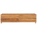 vidaXL Vyvýšený záhon 150x40x38 cm, recyklované tíkové drevo a oceľ