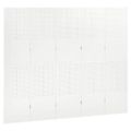 vidaXL 5-panelové paravány 2 ks biele 200x180 cm oceľ