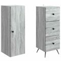 vidaXL Sada skríň 2 ks 34,5 x 34,5 x 90 cm Kompozitné drevo