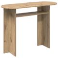 vidaXL Konzolový stôl Dub artisan 100 x 39,5 x 75 cm Kompozitné drevo