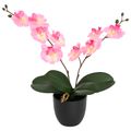 vidaXL Umelá rastlina orchidea Ružová 36 x 10 x 30 cm