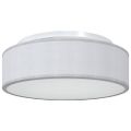 vidaXL Stropná lampa so bodmi Sivá 38 x 38 x 13,5 cm látka