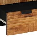 vidaXL Highboard s poličkou Hnedá 60 x 33 x 100 cm Masívne mango drevo