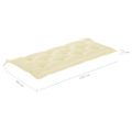 vidaXL 2-miestna záhradná lavica s vankúšom 120 cm sivá eukalyptus