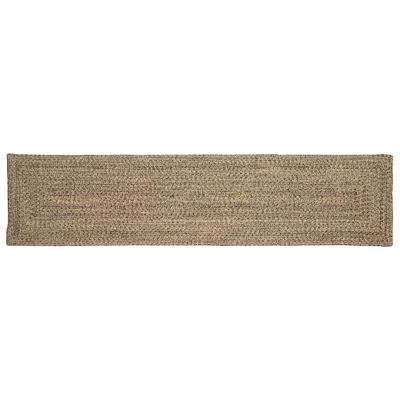 vidaXL Kusové koberce Prírodná a čierna 60 x 200 cm Juta