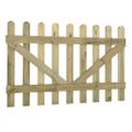vidaXL Latkové plotové brány 2 ks 100x300 cm impregnované drevo
