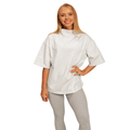 Dámske tričko Oversized Bliss Grey - BeastPink