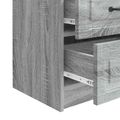 vidaXL Nočný stolík 2 ks Sivá sonoma 43 x 34,5 x 44,5 cm