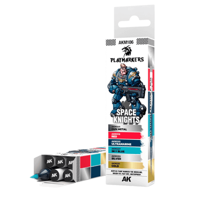 AK Interactive: Playmarkers Set - Space Knights (6 farieb)