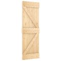 vidaXL Posuvné dvere Prírodná a biela 70 x 210 cm
