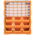 vidaXL Organizér s 39 zásuvkami 38x16x47 cm