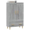 vidaXL Vysoká skrinka sivý dub sonoma 70x31x115 cm spracované drevo