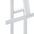 vidaXL Stánky na výstavy 2 ks Biely 26,5 x 26,5 x 150 cm Oceľ