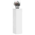 vidaXL Stojany na rastliny 2 ks biele 17x17x60 cm kompozitné drevo