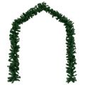 vidaXL Vianočné girlandy 4 ks, zelené 270 cm, PVC
