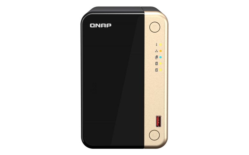 QNAP TS-264-8G (4core 2,9 GHz, 8GB RAM, 2x SATA, 2x M.2 NVMe, 1x PCIe, 2x 2,5GbE, 1x HDMI 4K, 4x USB)