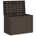 vidaXL Záhradný úložný box hnedý 78x44x55 cm