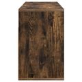 vidaXL Nízka skriňa so zásuvkou Dymová dub 87 x 27,5 x 43 cm