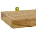 vidaXL Nástenné police 2 ks 40x15x4 cm, tíkový masív