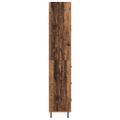 vidaXL Highboard 2 ks Staré drevo 69,5 x 34 x 180 cm Kompozitné drevo