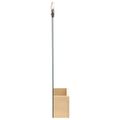 vidaXL Nástenné zrkadlo z masívneho borovicového dreva 23x39,5 cm