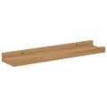 vidaXL Stenná polica Nástenná montáž 4 ks Hnedá 40 x 9 x 3 cm