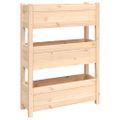 vidaXL Kvetináč 77x25x104,5 cm borovicový masív