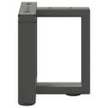 vidaXL Nohy konferenčného stolíka v tvare T, 2 ks, antracitové, 30x25x(30-31) cm, oceľ