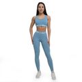 Dámske legíny Simple Steel Grey - GymBeam, veľkosť S, veľkosť oblečenia S