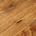 vidaXL Stolová doska Ø 80x2,5 cm okrúhla masívne mangovníkové drevo