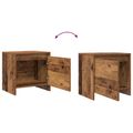 vidaXL Nočný stolík Staré drevo 45 x 34 x 44,5 cm Kompozitné drevo