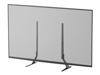 Stojan - pre televízory - oceľ - čierna - veľkosť obrazovky: 23"-75" - stolový stojan