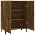 vidaXL Komoda dymový dub 70x34x90 cm spracované drevo